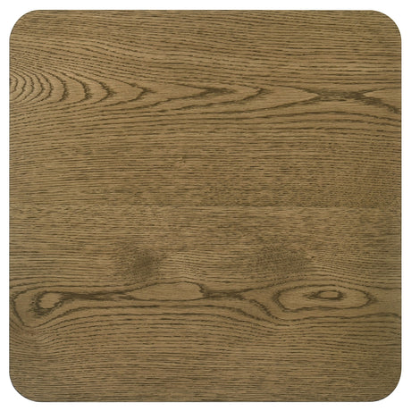 Castlewood Coffee Table & End Table Sets - Rounded Corners & Cylindrical Legs in Brown Oak – view 16