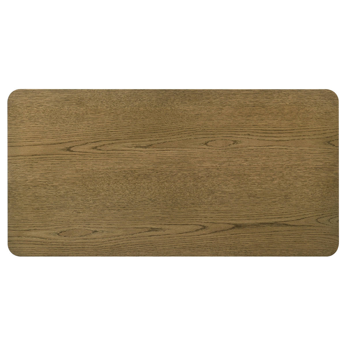 Castlewood Coffee Table & End Table Sets - Rounded Corners & Cylindrical Legs in Brown Oak – view 9