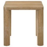Castlewood Coffee Table & End Table - Sculptural Rounded Legs in Light Oak, Modern Table Sets – view 14