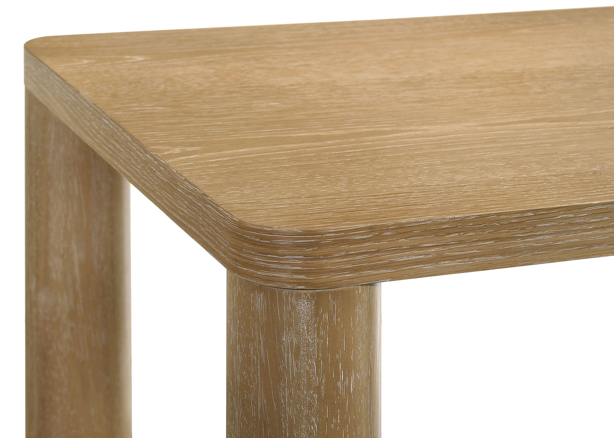 Castlewood Coffee Table & End Table - Sculptural Rounded Legs in Light Oak, Modern Table Sets – view 10