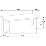 Castlewood Coffee Table & End Table - Sculptural Rounded Legs in Light Oak, Modern Table Sets – view 12