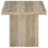 Devar Square Plinth Coffee & End Tables - Rustic Distressed Pine Finish – view 17