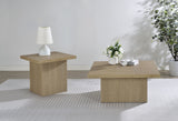 Devar Square Cocktail Coffee Table & End Table Sets - 2pcs- Coffee Table + End Table
