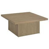 Devar Square Cocktail Coffee Table & End Table Sets - Coffee Table Only
