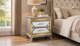 Claire White Wood Nightstand — product view 1