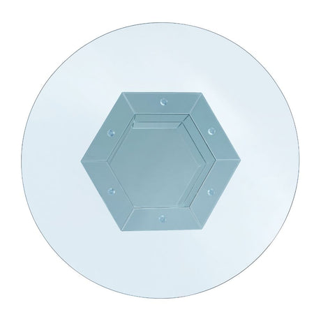 Noralie Round Glass Dining Table