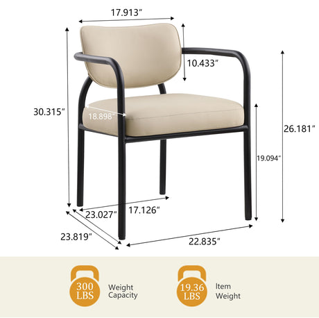Recency Mid-Century Modern Dining Chairs - side view