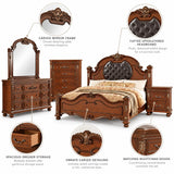 Destiny Cherry Bedroom Set — Queen & King — product view 8
