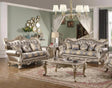 Ariel Champagne Sofa & Loveseat Set — product image 1