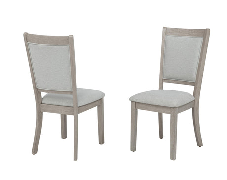 Timbria Transitional Dining Chairs with Cushioned Seat and Back