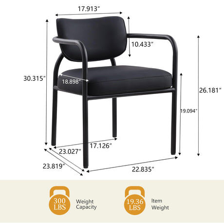 Recency Mid-Century Modern Dining Chairs - side view