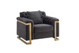 Riya Gray Accent Chair — product view 1