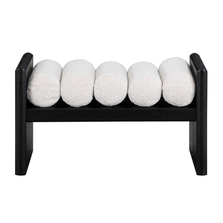 Torbjorn 32" Bench in Black - detail view