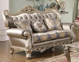 Ariel Champagne Sofa & Loveseat Set — product image 4