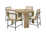 Bristol 5-Piece Round Dining Set, 47" Table