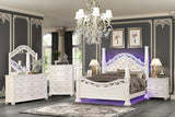 Valentina White Wood Nightstand — product view 5
