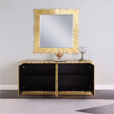 Tiffany 66" Modern Glam Sideboard - detail view