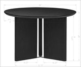 Dillon Modern Dining Furniture Mid Century Home Kitchen Natural Ash Veneer Wood Top Rubberwood… - front view