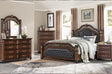 Marya Cherry Bedroom Set — Queen & King — collection view; check selected pieces