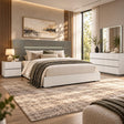 Cecilia White-cream Bedroom Set — Queen & King — collection view; check selected pieces