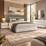Cecilia White-cream Bedroom Set — Queen & King — collection view; check selected pieces