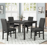 Cooper 48" Modern Contemporary Rectangular Dining Table - front view