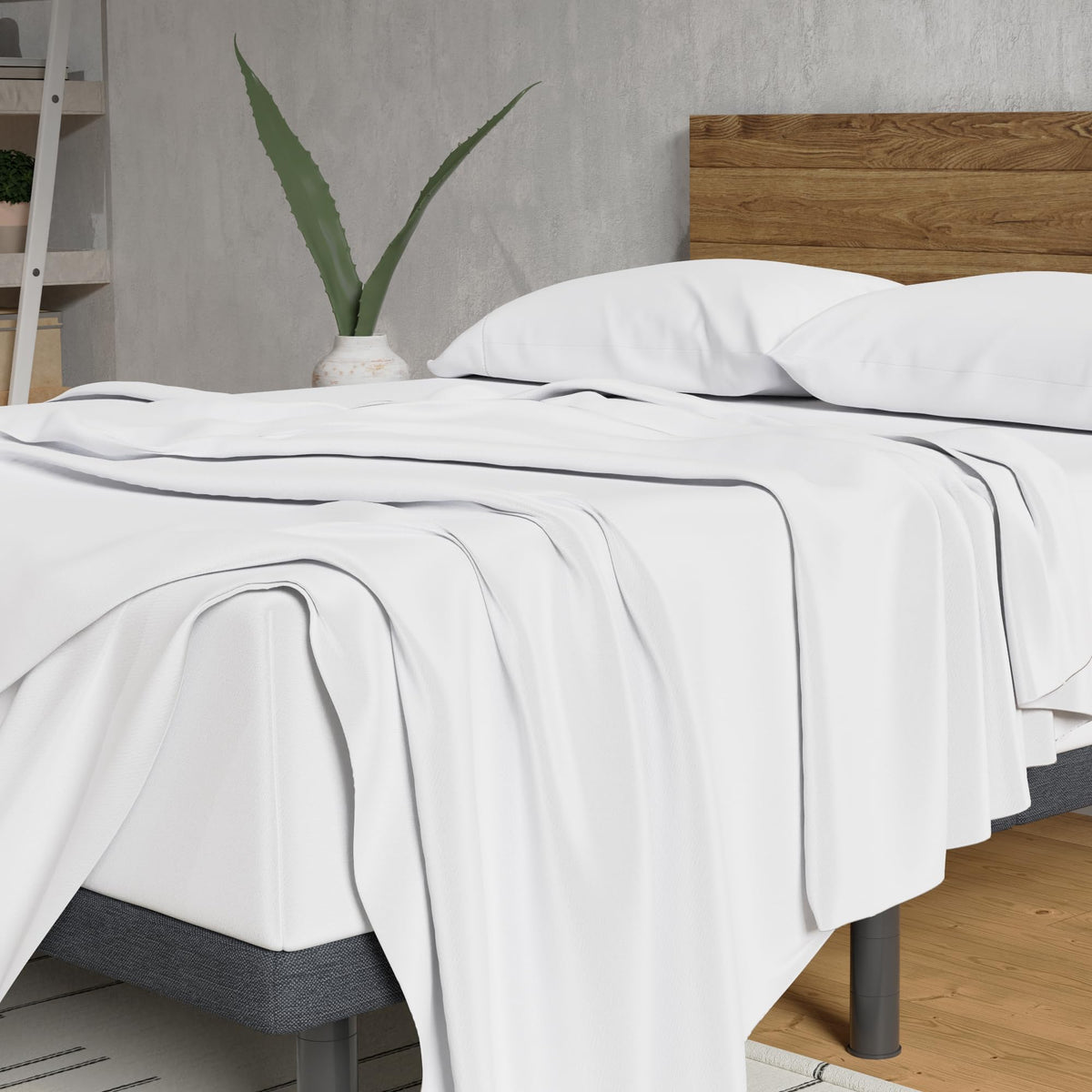 Essentials Polyester Sheet Set for Adjustable Beds - 18" Deep Pockets – image 3