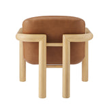 Tapporo Mid-Century Modern Accent Chair in Natural - room setting