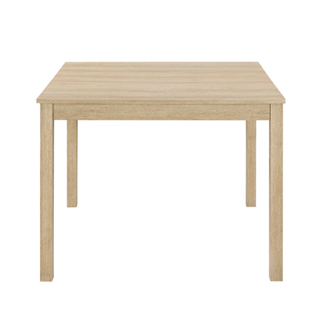 Corondo 38.5" Mid-Century Modern Square Dining Table - detail view