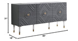 Truman New Sideboard in Grey - side view