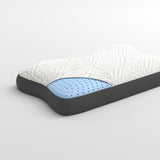 Contoured Side Sleeper Shoulder Pillow - Cooling Gel Memory Foam – image 2