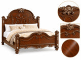 Isabella Cherry Brown Bed Frame — Queen & King — product view 4