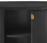 Tapelle 51" Round Storage Dining Table - room setting