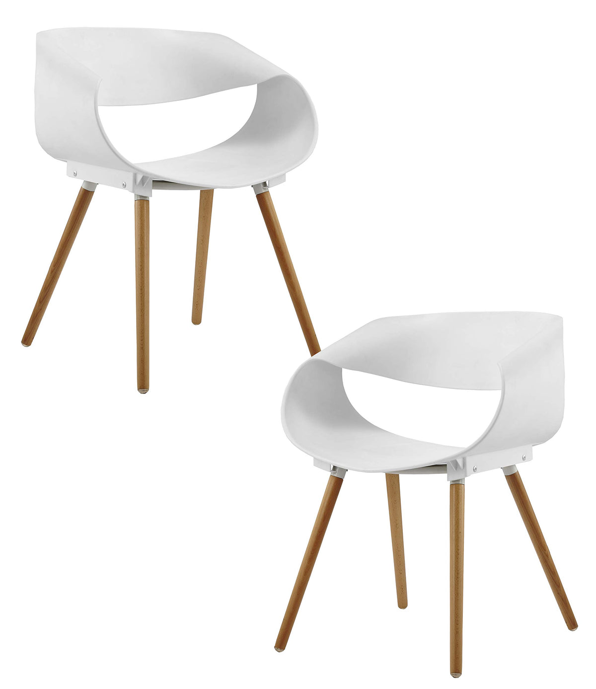 Serena Streamlined Dining Arm Chair - side view