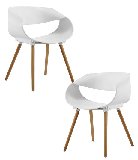 Serena Streamlined Dining Arm Chair - side view