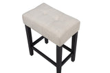 Caden Modern Upholstered Counter Height Bar Stools - angle view