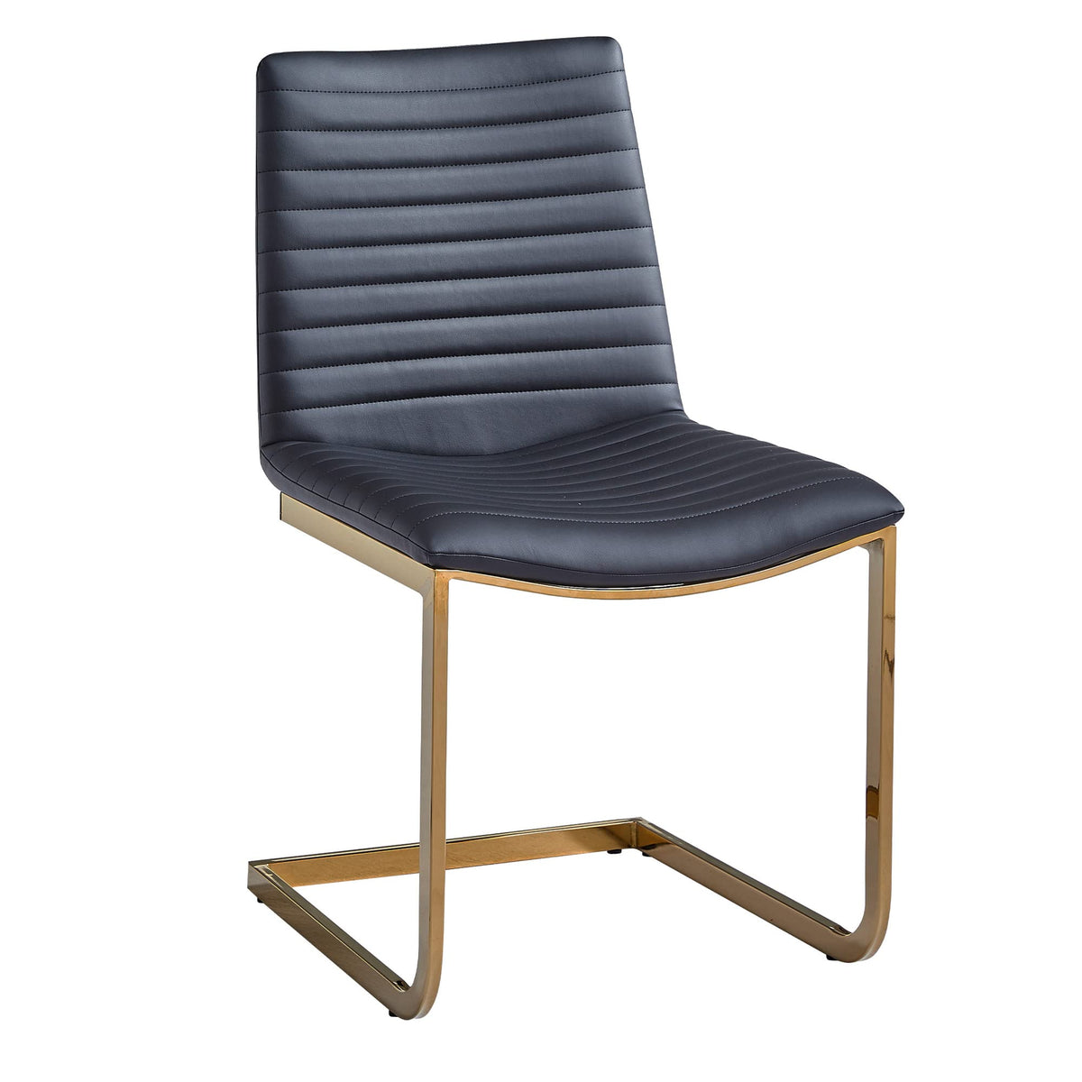 Blanca Dining Chair with Gold Legs - detail view