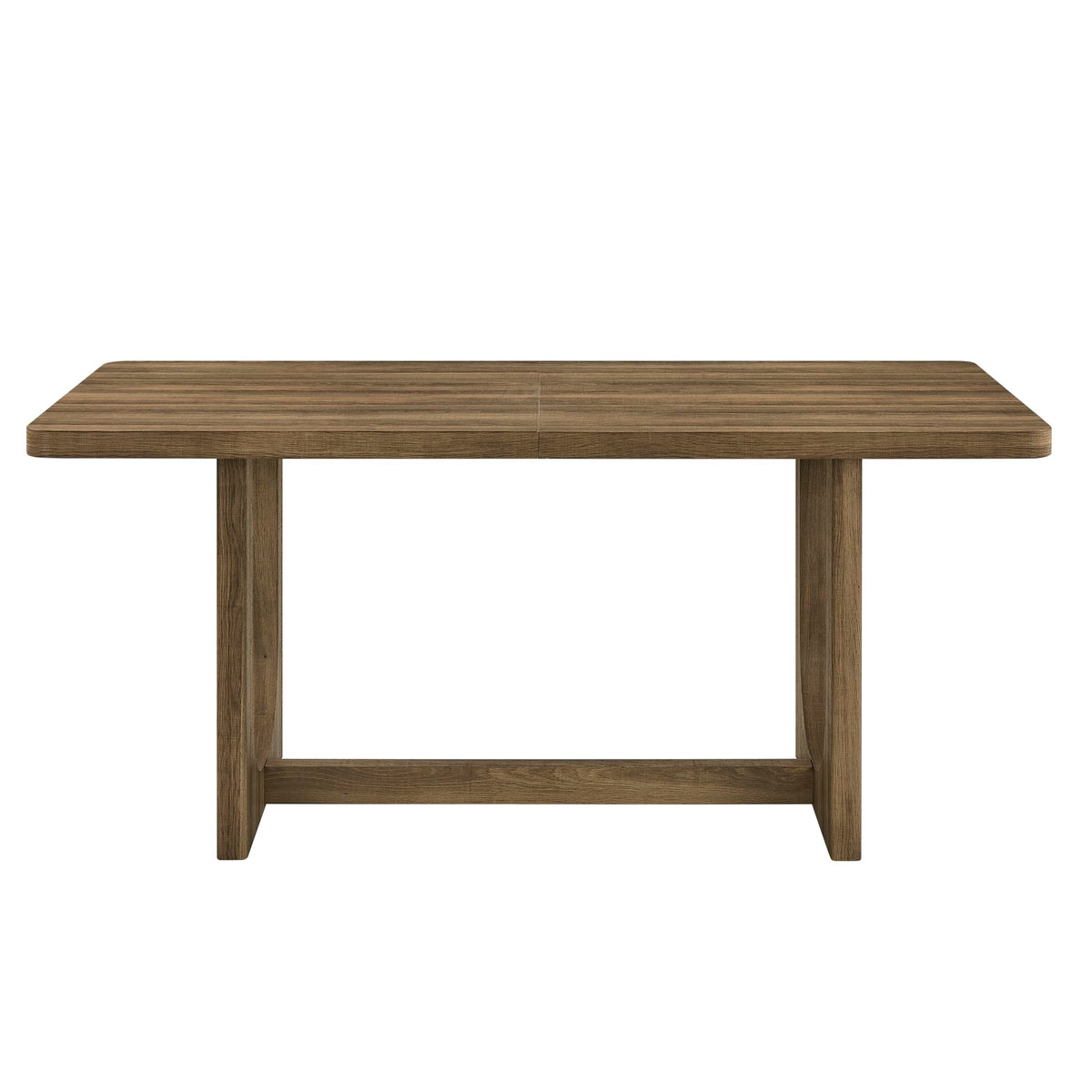 Cadewood 67" Mid-Century Modern Rectangle Dining Table - detail view