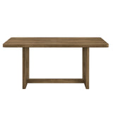 Cadewood 67" Mid-Century Modern Rectangle Dining Table - detail view
