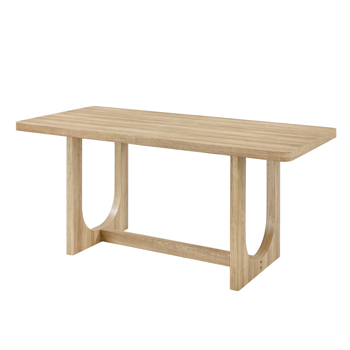 Cadewood 67" Mid-Century Modern Rectangle Dining Table