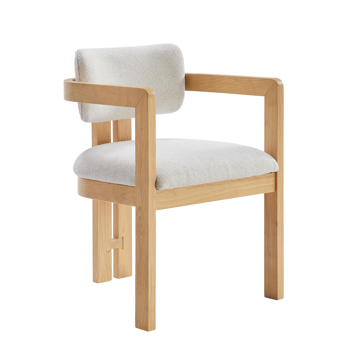Tappelle Mid-Century Modern Dining Arm Chair
