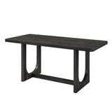 Cadewood 67" Mid-Century Modern Rectangle Dining Table