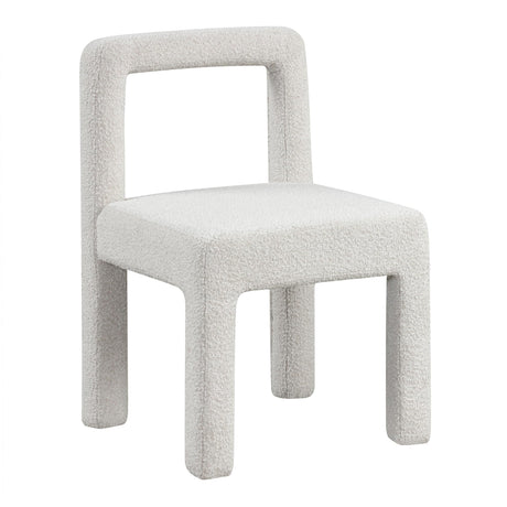 Courtney Contemporary Boucle Upholstered Armless Dining Chair