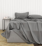 Bamboo Cotton Sheet Set for Adjustable Beds - 240 Thread Count, 18" Deep Pockets – image 2
