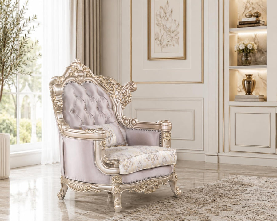 Camilla Silver Accent Chair