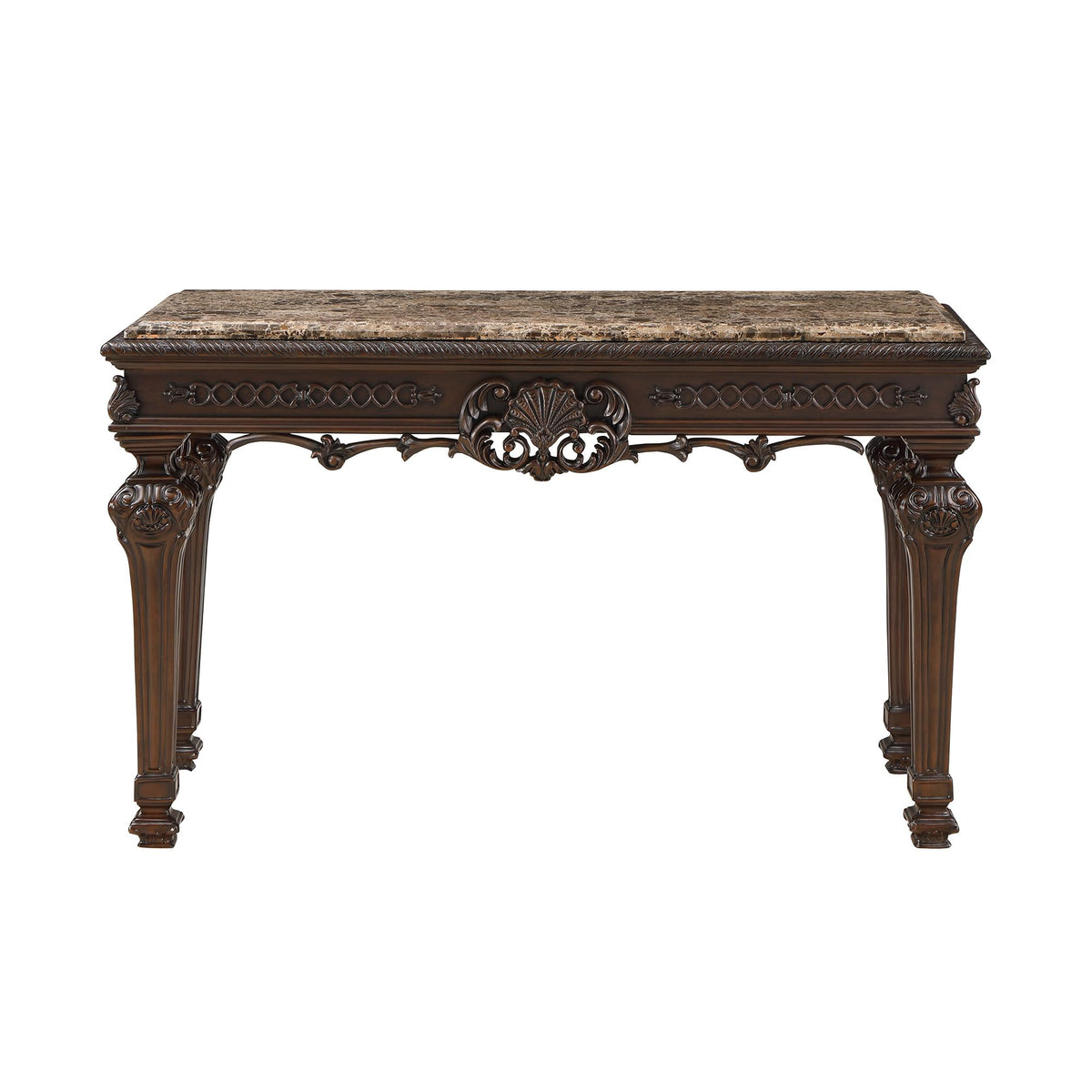 Tuscany 54" Traditional Rectangle Console Table - room setting