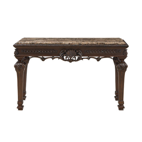 Tuscany 54" Traditional Rectangle Console Table - room setting