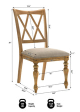 Huntington Transitional Dining Chairs - side view
