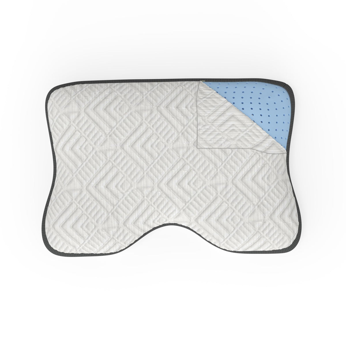 Contoured Side Sleeper Shoulder Pillow - Cooling Gel Memory Foam – image 3