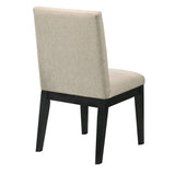 Terra Upholstered Cushion Fabric Mid-Century Modern Dining Chairs - room setting